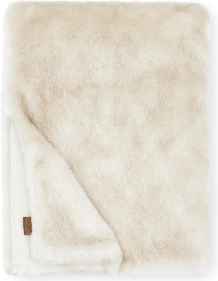 Firn Faux Fur Throw Blanket | Nordstrom