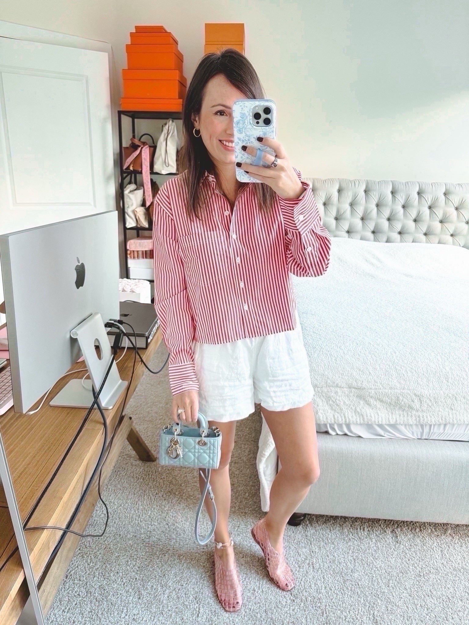 J crew red stripe button down (size 2) with white linen shorts (xs) and jelly flats (size up a 1/2 size)



#LTKFindsUnder100 #LTKFindsUnder50 #LTKStyleTip
