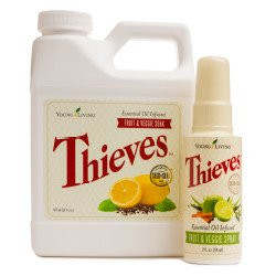 Thieves Fruit & Veggie Wash Combo Pack - Young Living | Amazon (US)