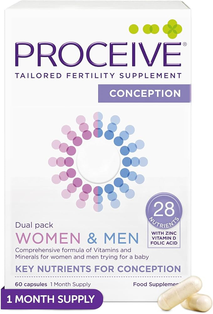 Proceive® Women & Proceive® Men Dual Pack Fertility Supplements for Conception - Vitamins & Min... | Amazon (UK)