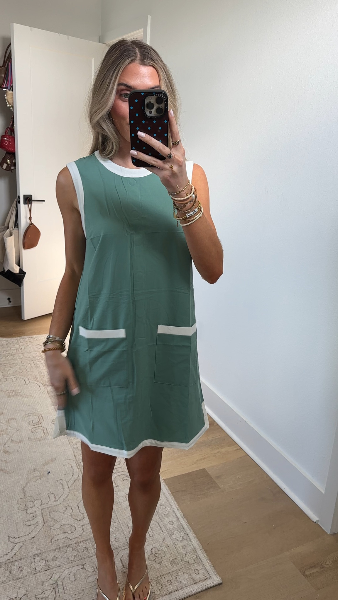 Amazon size small Womens Sleeveless Beach Bodycon Mini Dress Casual A-Line Sundress Back Button Color Block Overall with Pockets

#LTKootd #LTKSaleAlert #LTKSeasonal