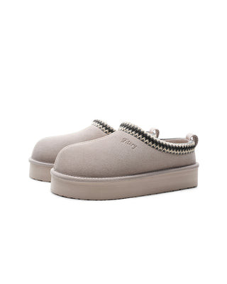Nina | Platform Fuzzy Slippers | Fitory Footwear US