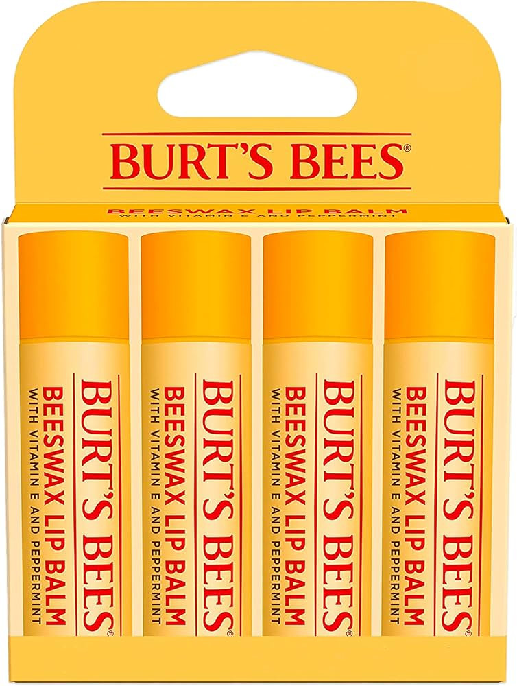 Burt's Bees Lip Balm - Original Beeswax, Lip Moisturizer With Responsibly Sourced Beeswax, Tint-F... | Amazon (US)