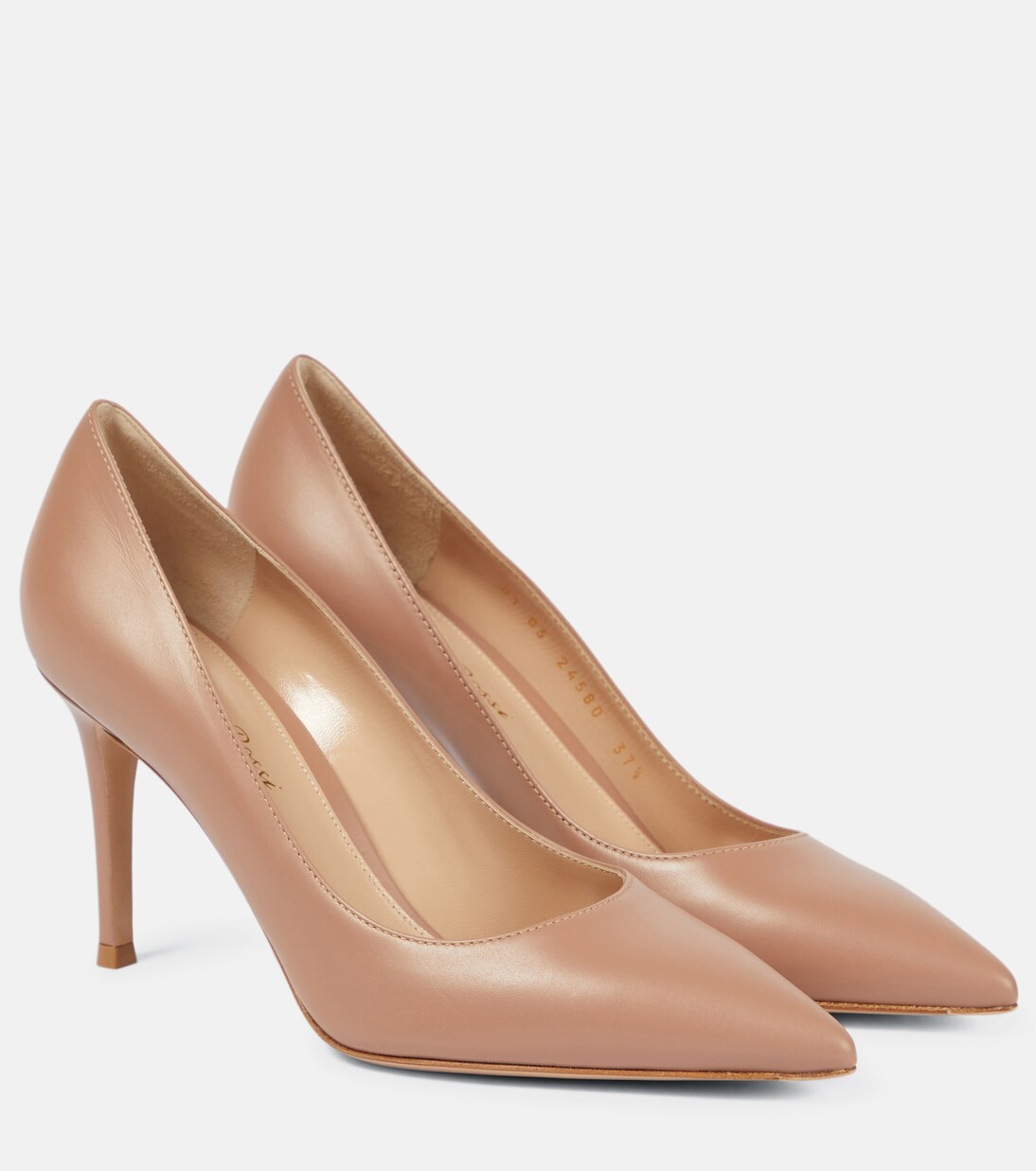 Gianvito 85 leather pumps | Mytheresa (US/CA)