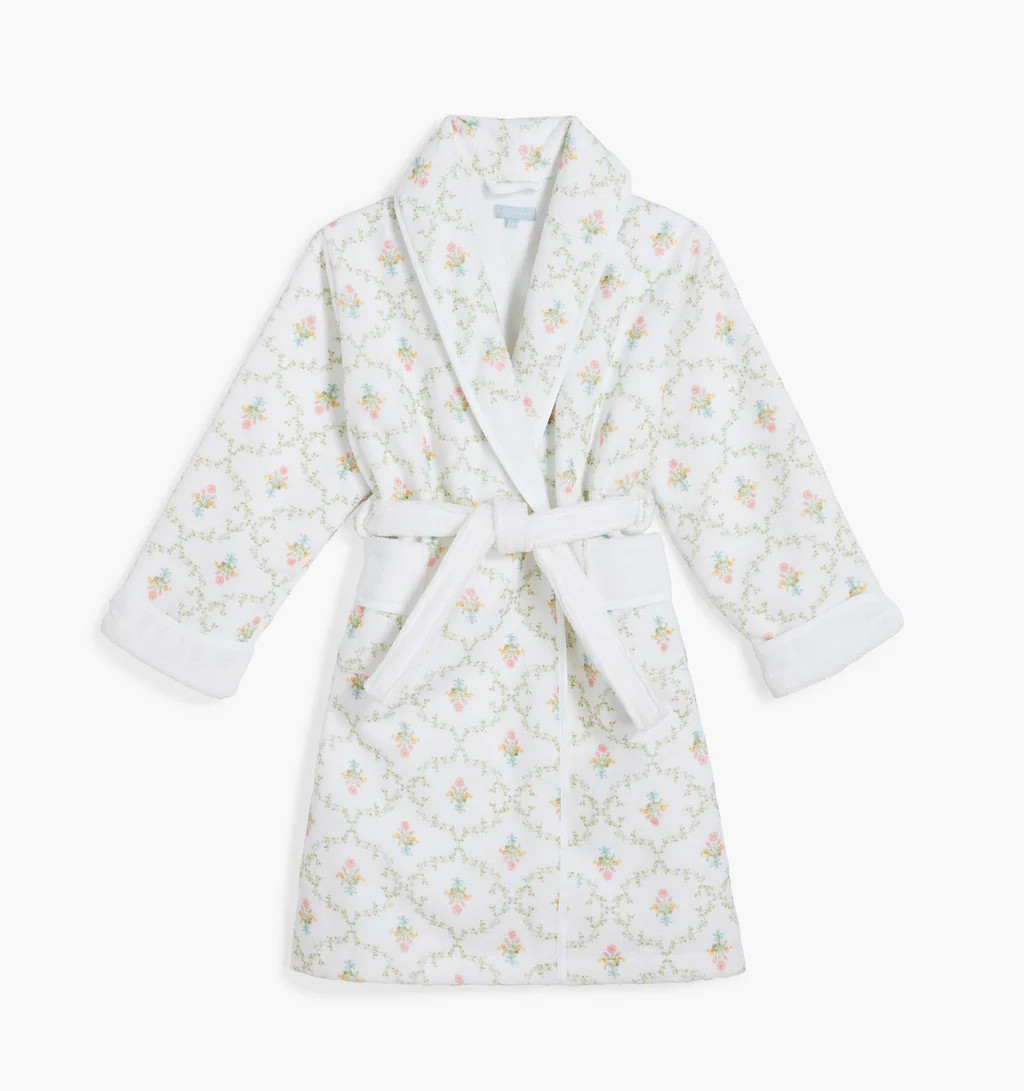 The Baby Hotel Robe - Pastel Trellis | Hill House Home US