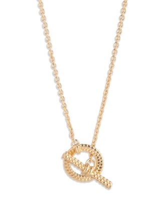Ralph Lauren Lauren Herringbone Chain Toggle Pendant Necklace, 17" | Bloomingdale's Jewelry & Acc... | Bloomingdale's (US)