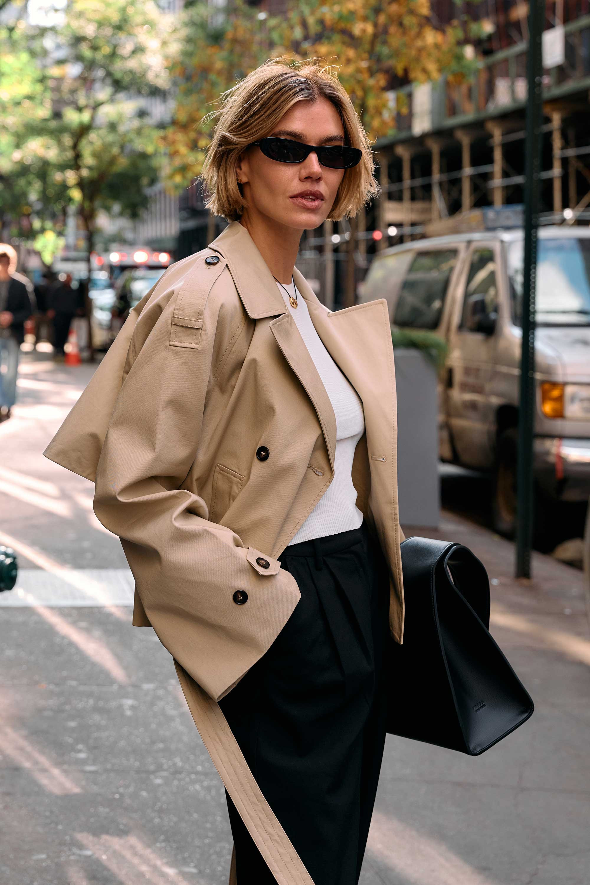 GABRIEL NATURAL CROPPED TRENCH | DISSH