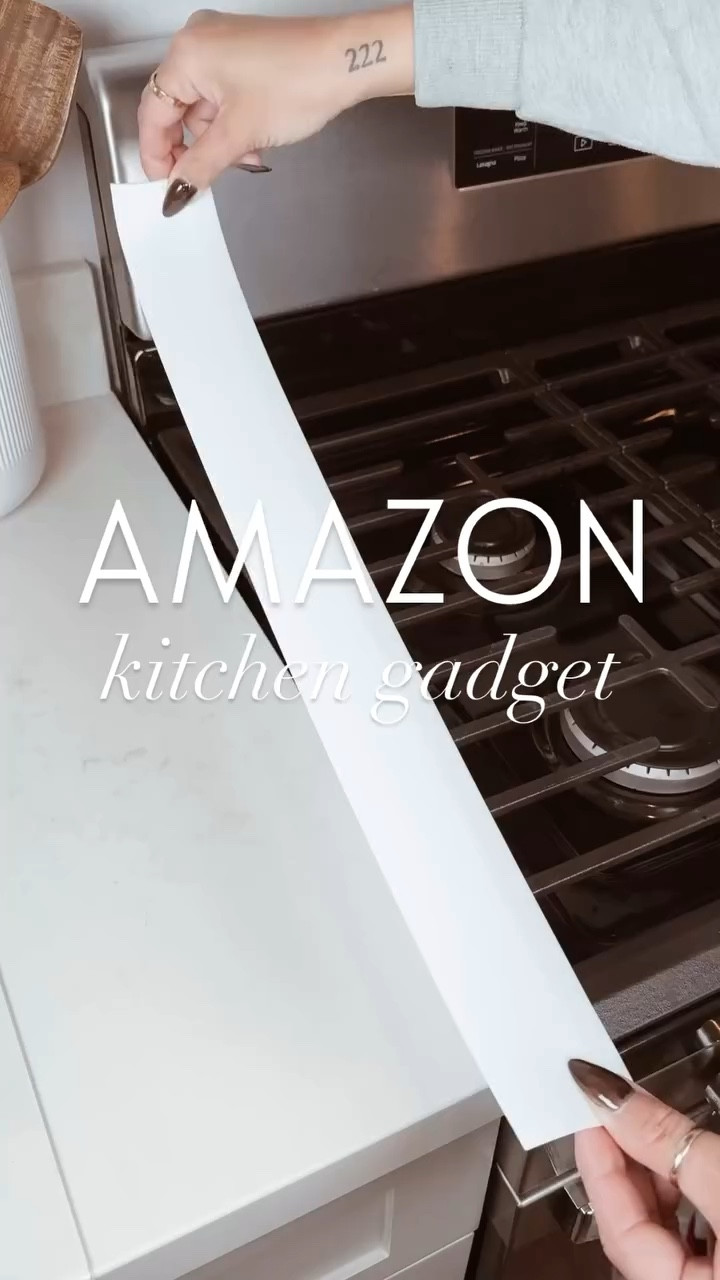 This set of silicone covers close the gap between your stove & countertops. Simply place them over the gap and say goodbye to food and crumbs falling between your stove where you can’t clean. 

They are heat resistant and come in other sizes and colors. Super easy to clean too! Not to mention affordable! Under $10! You can even trim them to size for the perfect fit. 

#neatlyembellished #professionalorganizer #homeorganizer #homeorganizing #organization #organizingideas #organizingtips #organizinghacks #organizedhome #organizedmom #organizedlife #amazon #amazonmusthaves #amazonfavorites #amazonfinds #amazonfaves #amazoninfluencer #amazoninfluencerprogram #amazonhome #kitchengadgets #kitchengadget #kitchenhacks #kitchenhack #kitchenfinds #amazonkitchen

#LTKHome