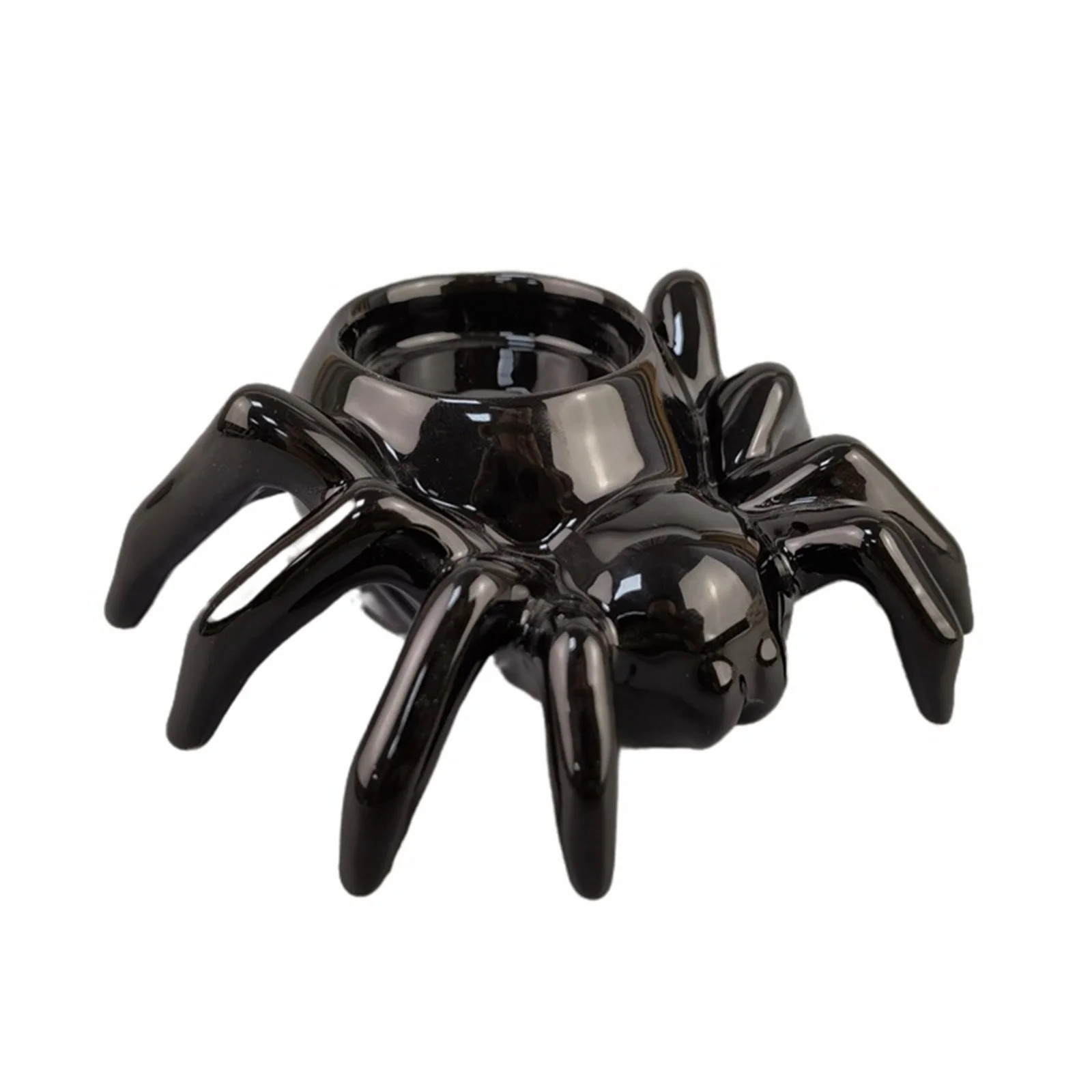 ​​BKBP Halloween Spider Shape Ceramic Candlestick​​, Tea Light Holder, ​​Dining Table... | Walmart (US)