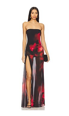 NBD Adeliza Maxi Dress in Dyed Foliage Floral from Revolve.com | Revolve Clothing (Global)