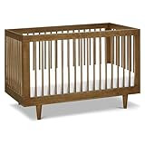 DaVinci Marley 3-in-1 Convertible Crib in Walnut Finish and Walnut Legs, Greenguard Gold Certified | Amazon (US)