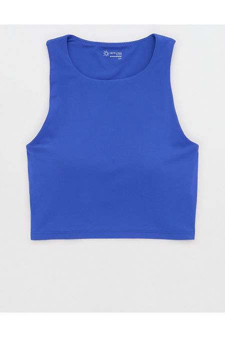 OFFLINE By Aerie Real Me XTRA High Neck Sports Bra Women's Yearbook XXS | Aerie