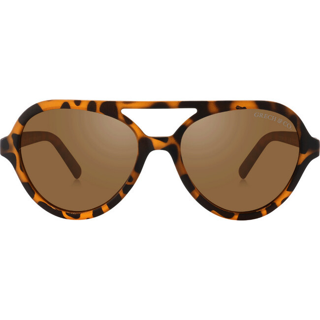 Adults Aviator Semi-Bendable & Polarized Sunglasses, Tortoise | Maisonette