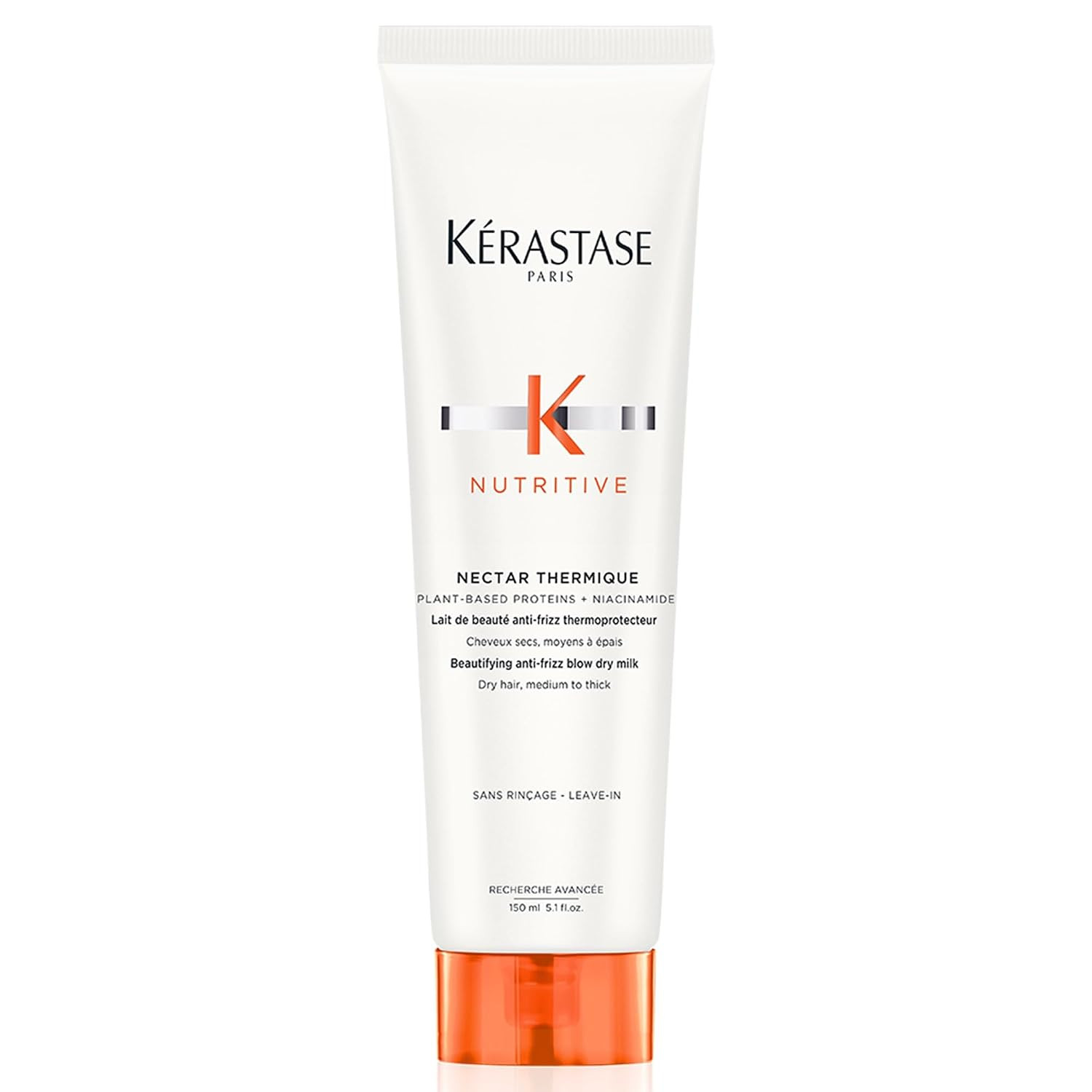 KERASTASE Nutritive Heat Protecting Cream | Nourish and Smooth Frizz | Instant Softness & Shine | Protects Against Heat Styling | For Medium to Thick Dry Hair | With Niacinamide | Nectar Thermique | Amazon (US)