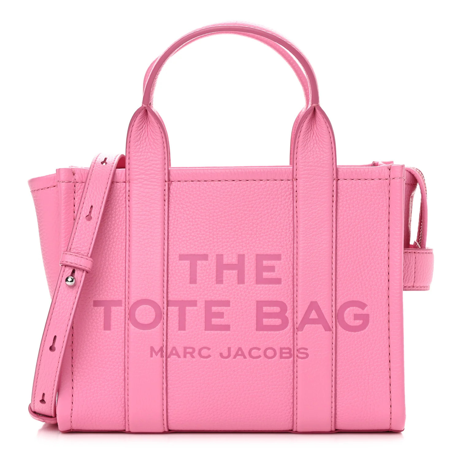 Grained Calfskin Mini The Tote Bag Candy Pink | FASHIONPHILE (US)