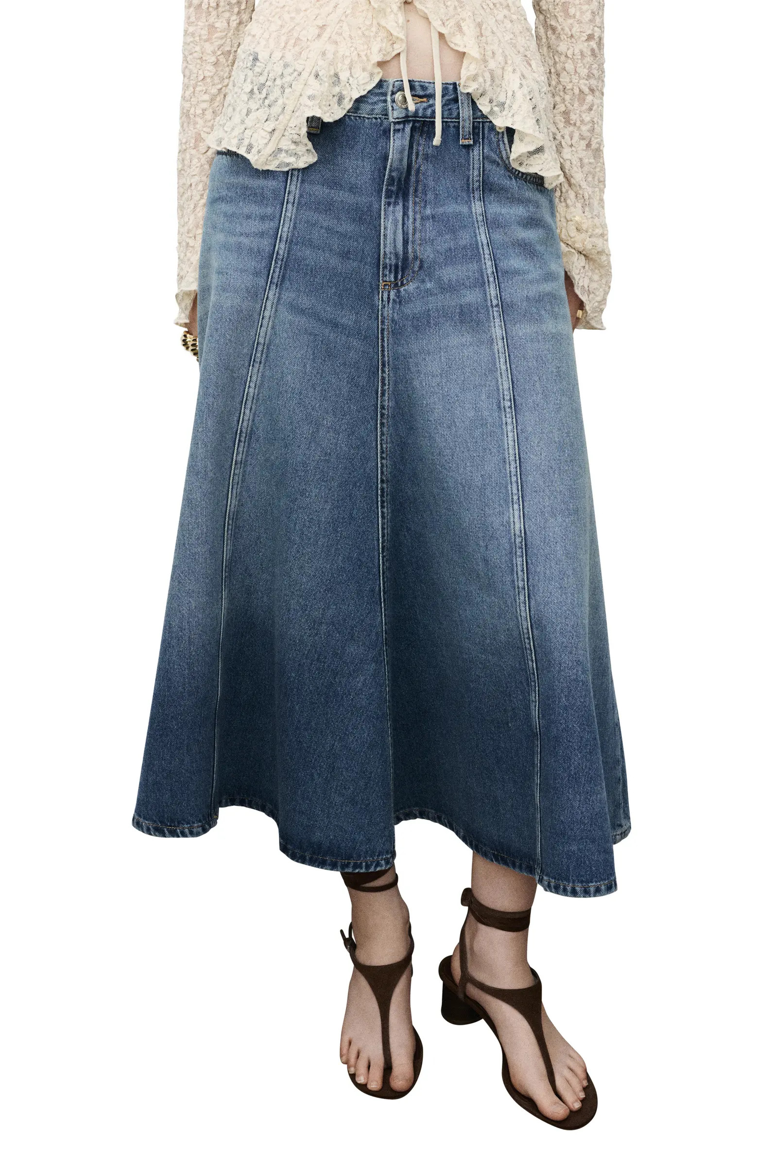 Alice Denim Maxi Skirt | Nordstrom
