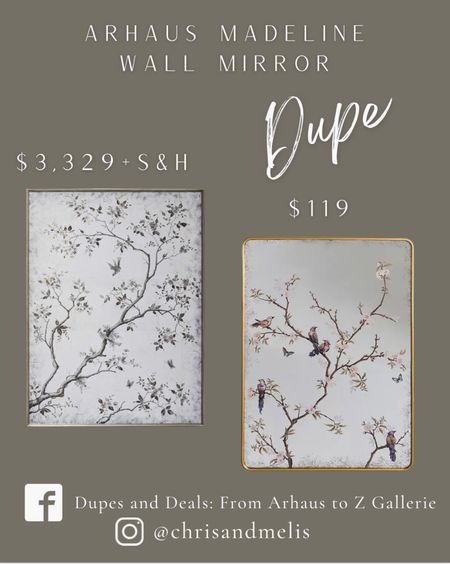 Arhaus Madeline Wall Mirror Dupe! Yes, I know it is smaller but is more than 95% off the Arhaus price!! Use code SHADOW30 to get the price down to $119!

#LTKhome #LTKMostLoved #LTKsalealert