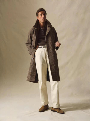 Titian Glen Plaid Donegal Tweed Balmacaan - Buck Mason- Modern American Classics | Buck Mason