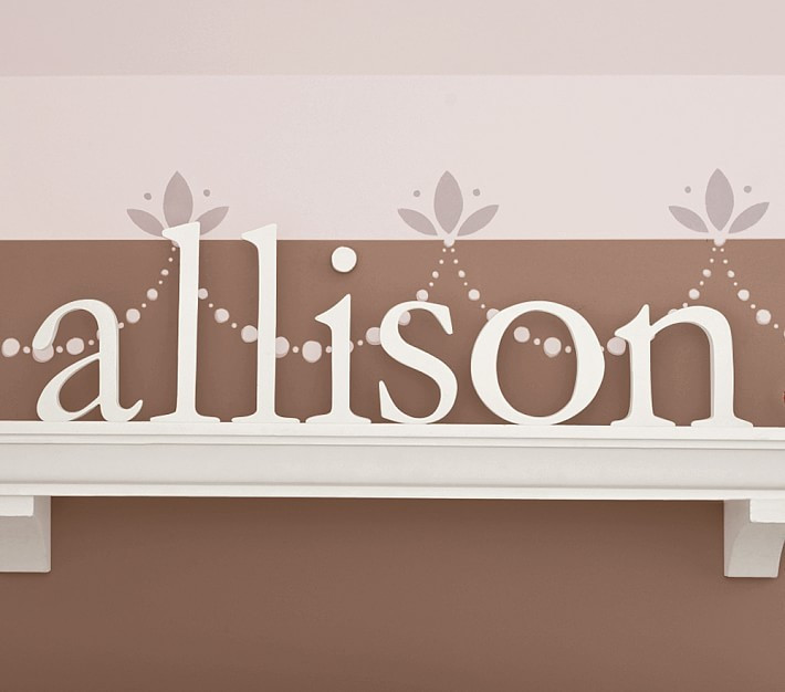 White Lowercase Letters | Pottery Barn Kids