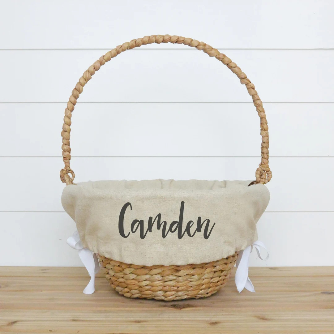 Personalized Easter Basket Liner | Customized Easter Basket Liner | Easter | Monogram | Girl East... | Etsy (US)