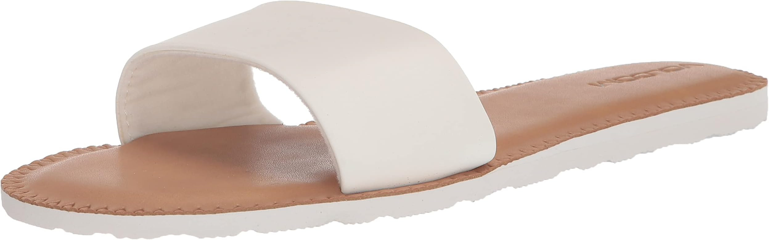 Volcom Women's Simple Synthetic Leather Strap Slide Sandal | Amazon (US)
