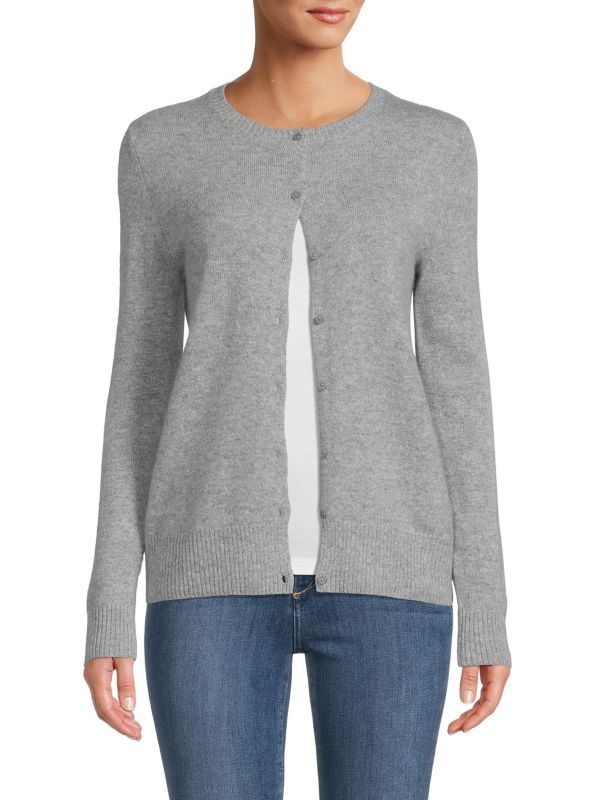 Button Front Cashmere Cardigan | Saks Fifth Avenue OFF 5TH (Pmt risk)