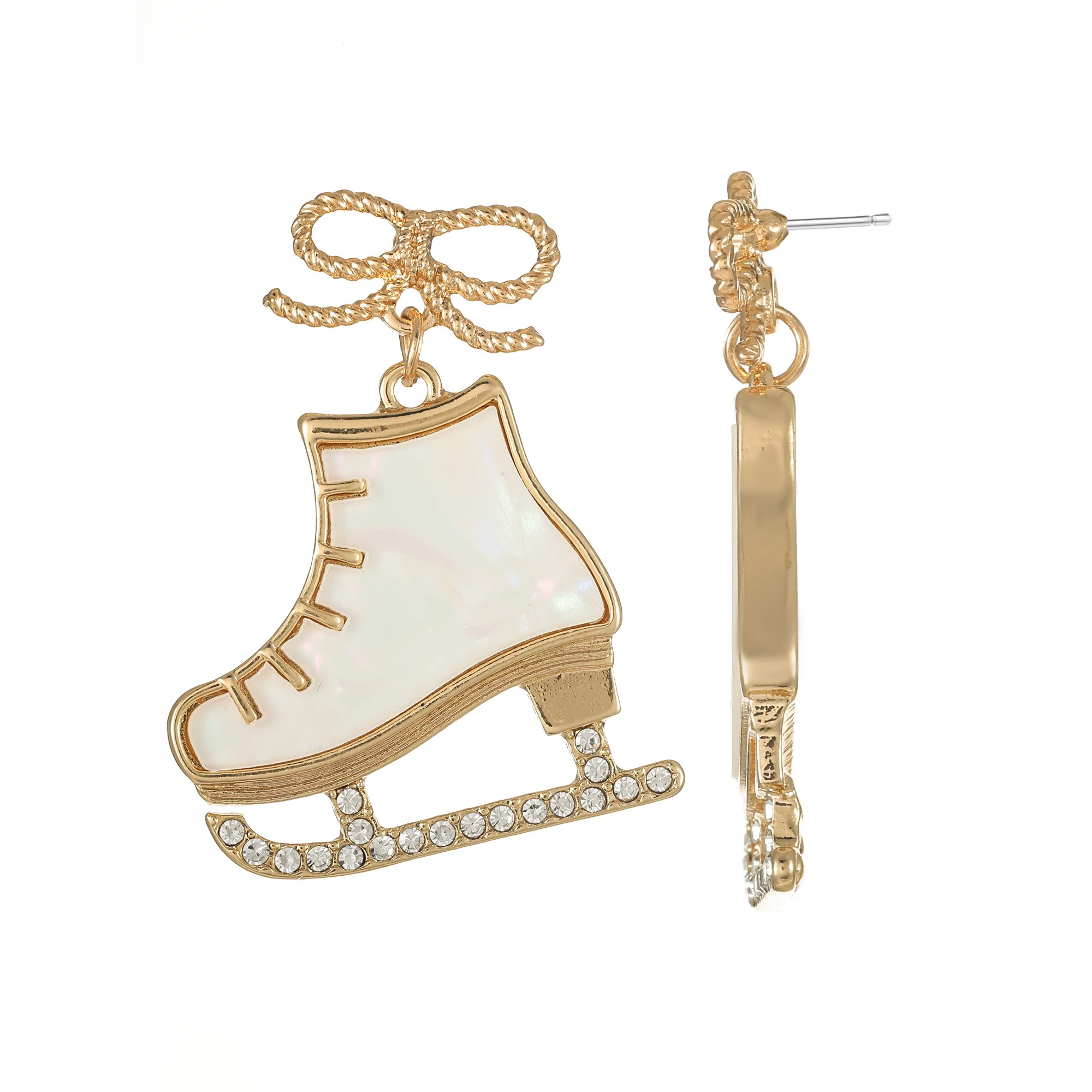 Holiday Time Ice Skate Earrings, 1 Pair | Walmart (US)