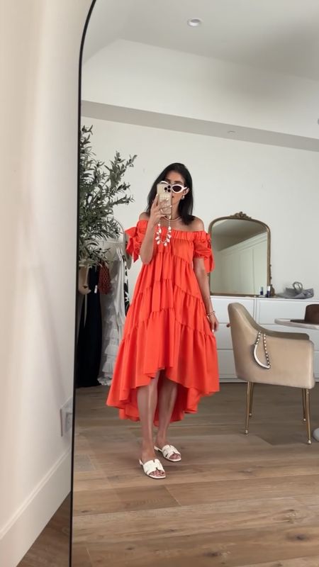 Loving the pop of color! I'm just shy of 5-7" and wearing the size XS. This dress would be perfect for a warm weather vacation or even guest of a wedding #StylinbyAylin #Aylin

#LTKSeasonal #LTKStyleTip #LTKVideo