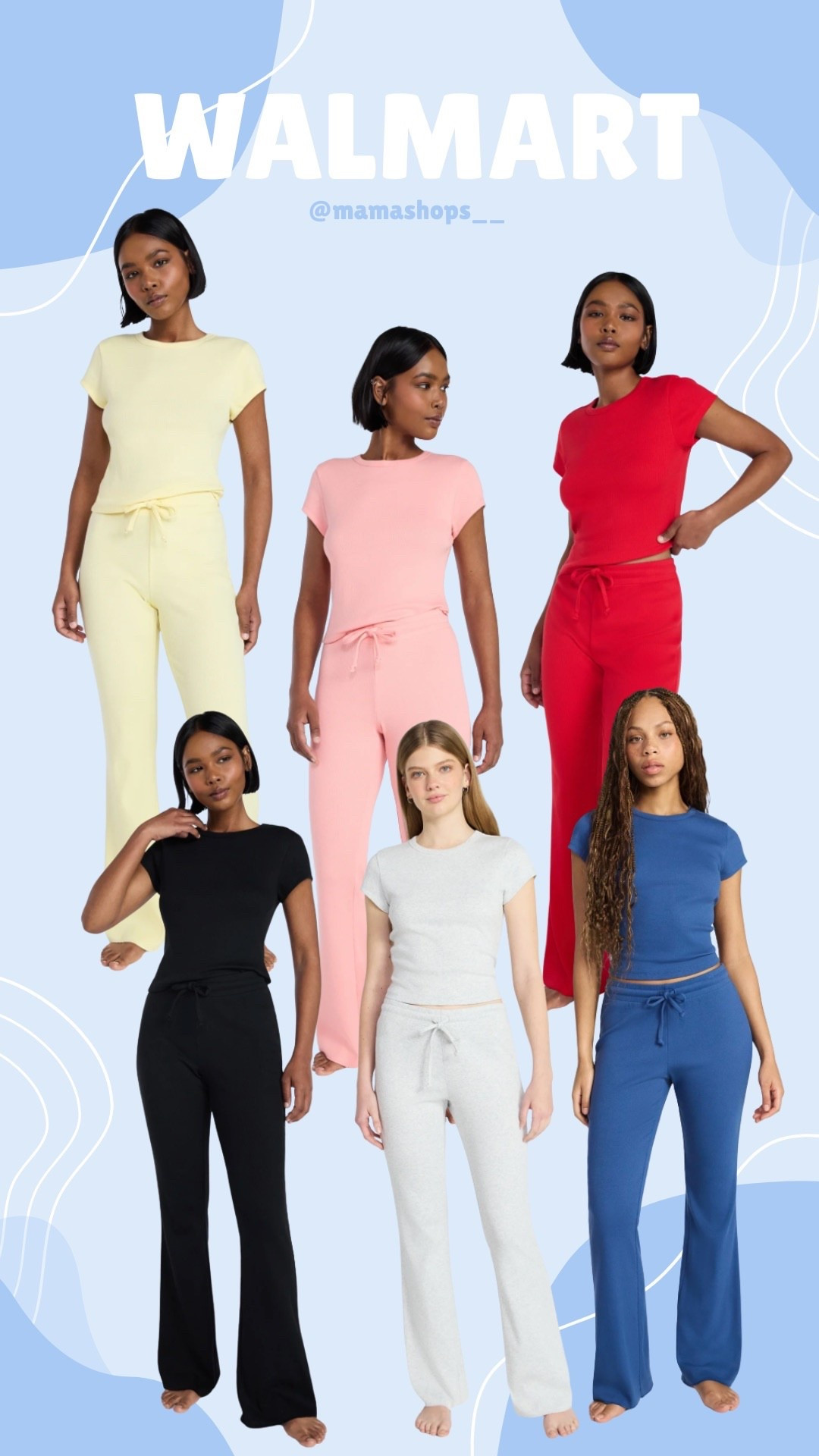 Comfy No Boundaries Rib Tee and Pants sleep sets for Women!😍💖

Go find them at Walmart, links will be available here🔗🛍️

#LTKmomlife #LTKHome #LTKdayinmylife