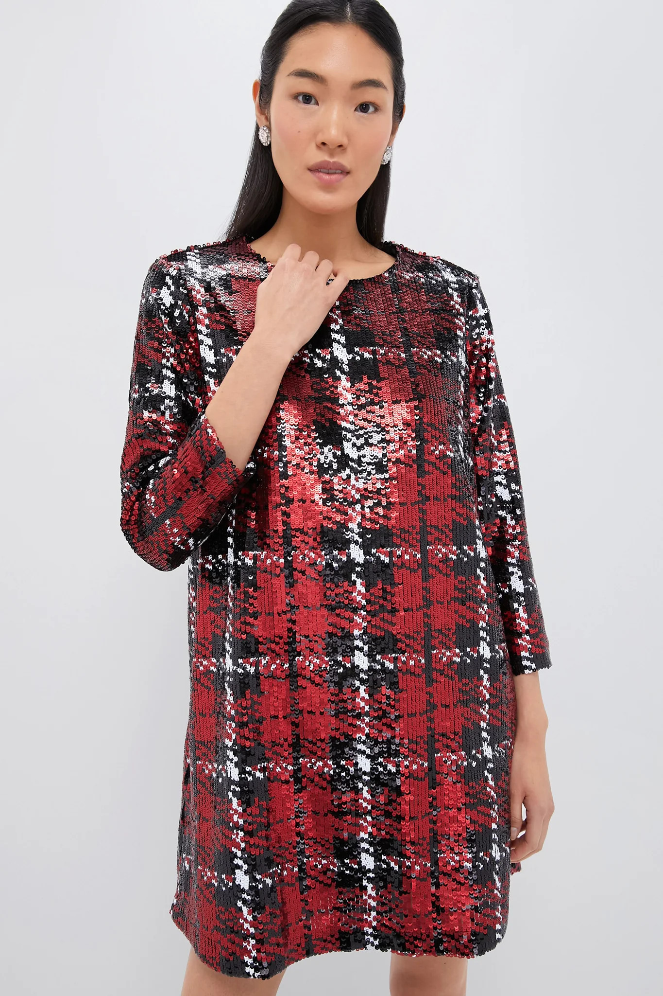 Red Sequin Pierre Dress | Tuckernuck (US)