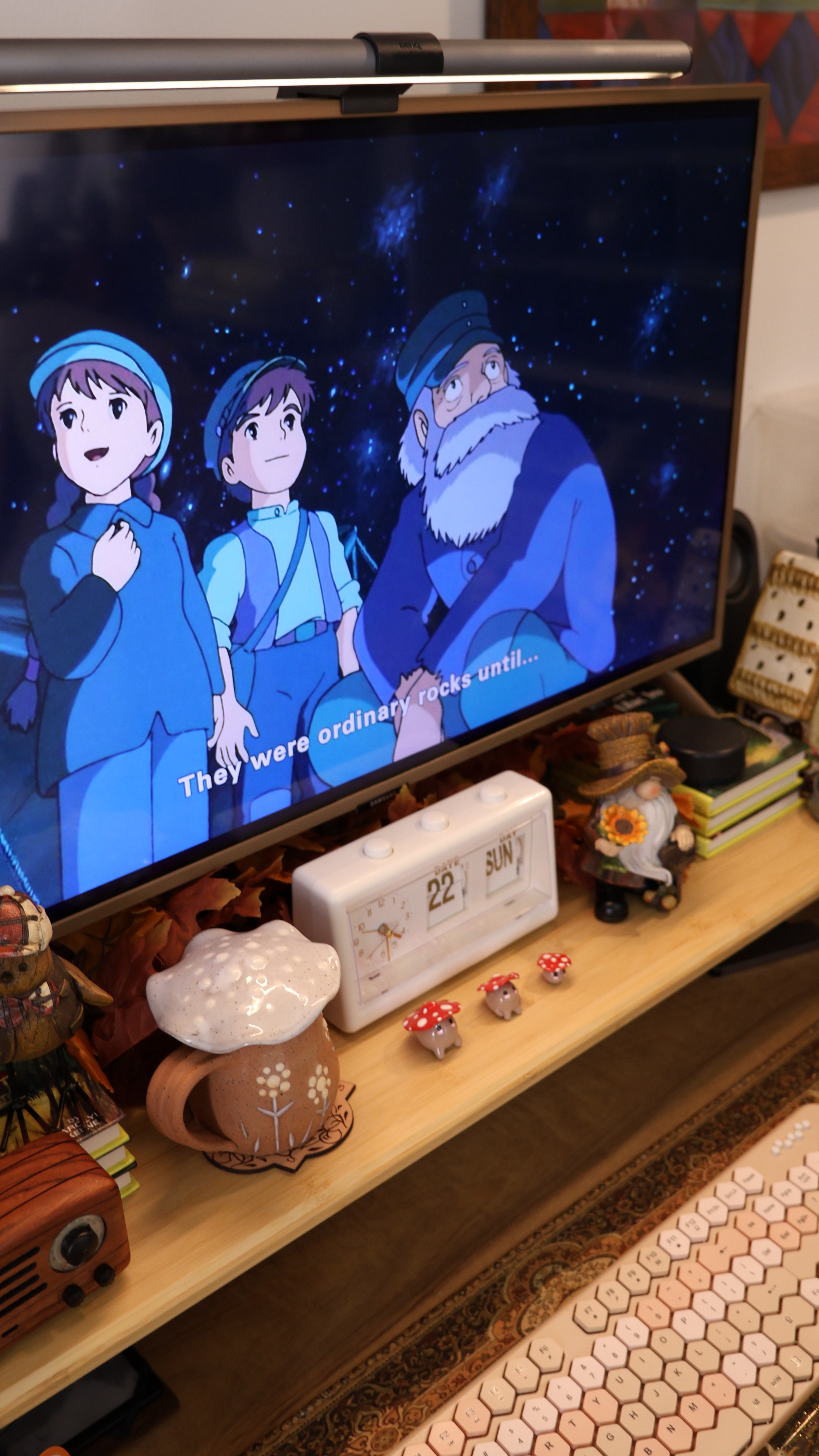 My desk through the seasons #desksetup #deskdecor #desk
