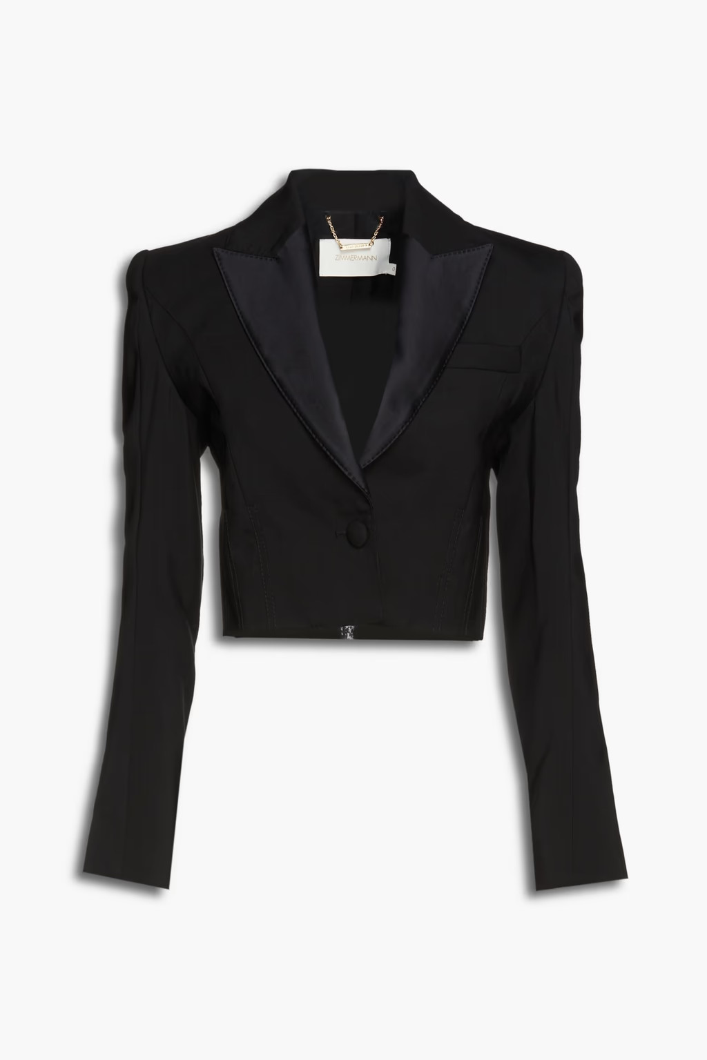 Botanica cropped grain de poudre wool blazer | The Outnet (US and CA)