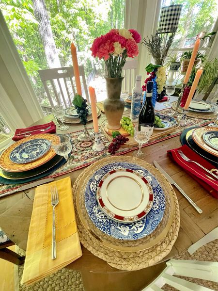 Italian dinner party table, home decor 

#LTKhome #LTKunder100 #LTKunder50