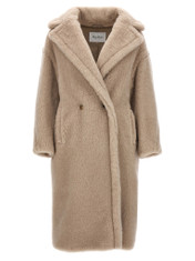 맥스마라 테드걸 버튼업 롱 코트 | Cettire Global