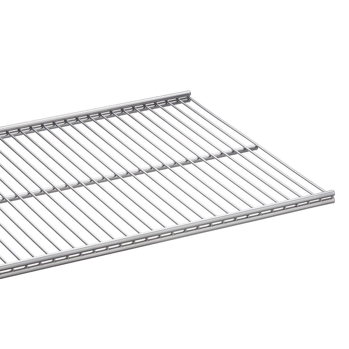16" x 2' Elfa Ventilated Shelf Platinum | The Container Store