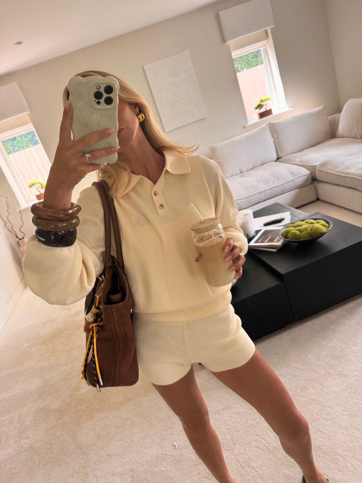 The Couture Club butter yellow knit polo and shorts 🤍

#LTKuk #LTKsummer #LTKeurope