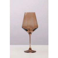 Estelle Colored Wine Stemware - Amber Smoke | THELIFESTYLEDCO