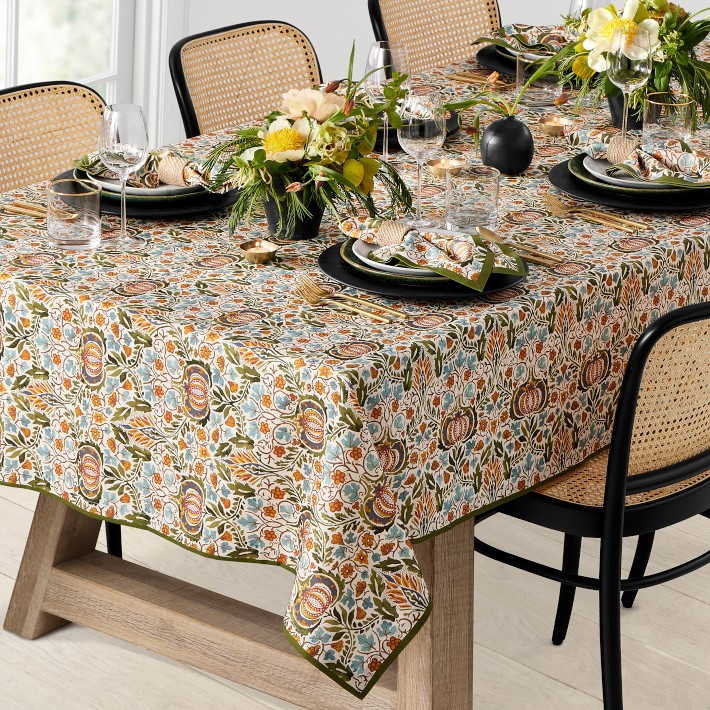 Morris &amp; Co. x Williams Sonoma Little Chintz Tablecloth | Williams-Sonoma