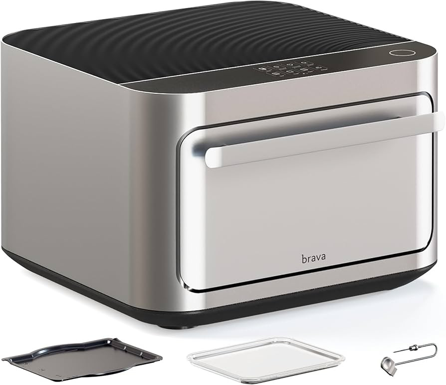 Brava Oven Starter Set: 10-in-1 Touchscreen Countertop Smart Oven, Air Fryer, 6-Slice Toaster, Sl... | Amazon (US)