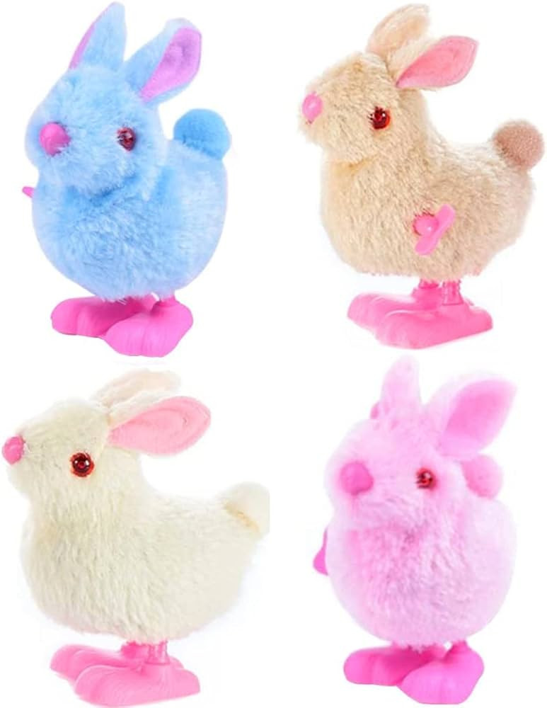 Bunny Jumping Chick Wind Up Toys Novelty Chicken Hopping Windup Toy for Kids Toddlers Easter Egg ... | Amazon (US)
