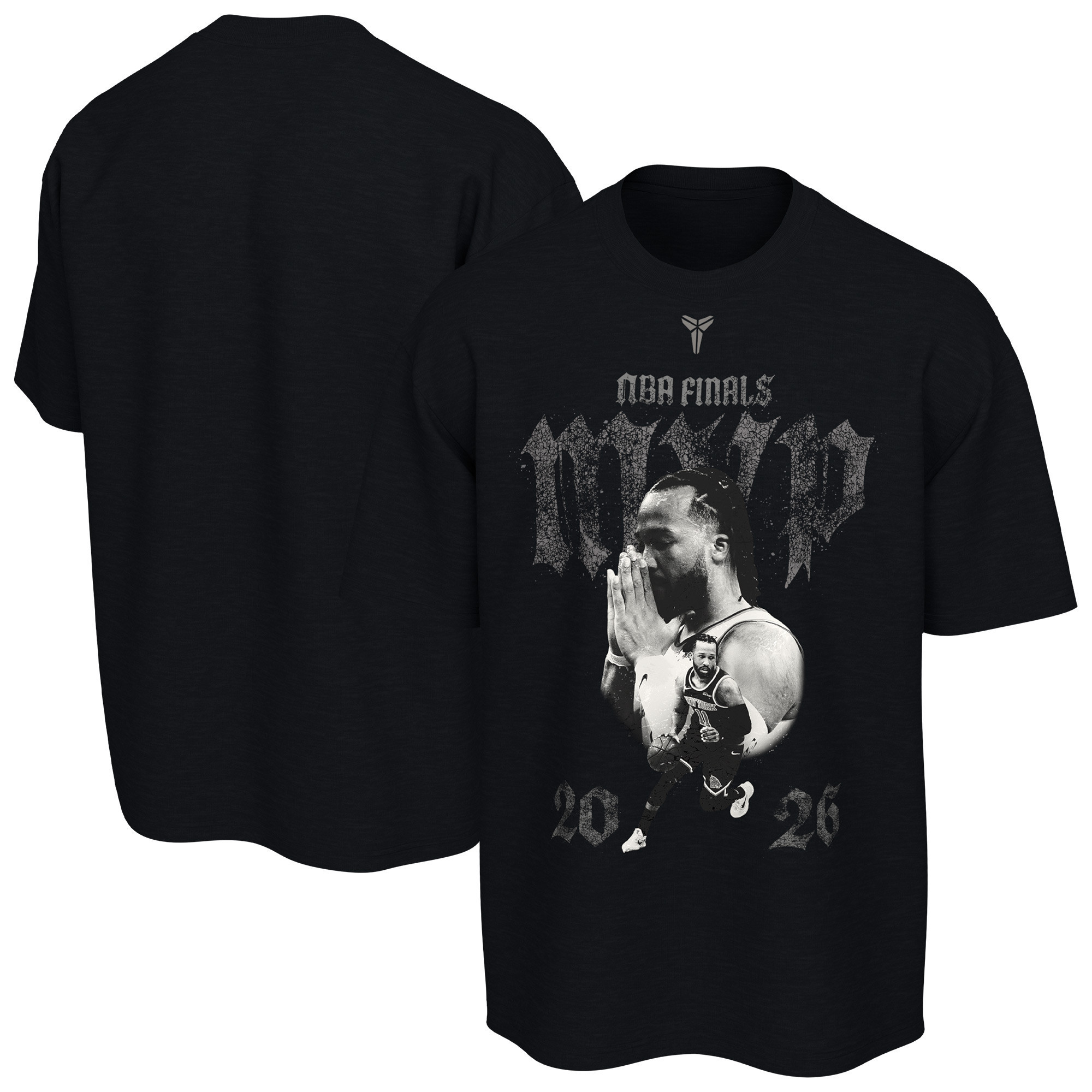 Unisex Nike Jalen Brunson Black New York Knicks 2026 NBA Finals MVP T-Shirt | Fanatics