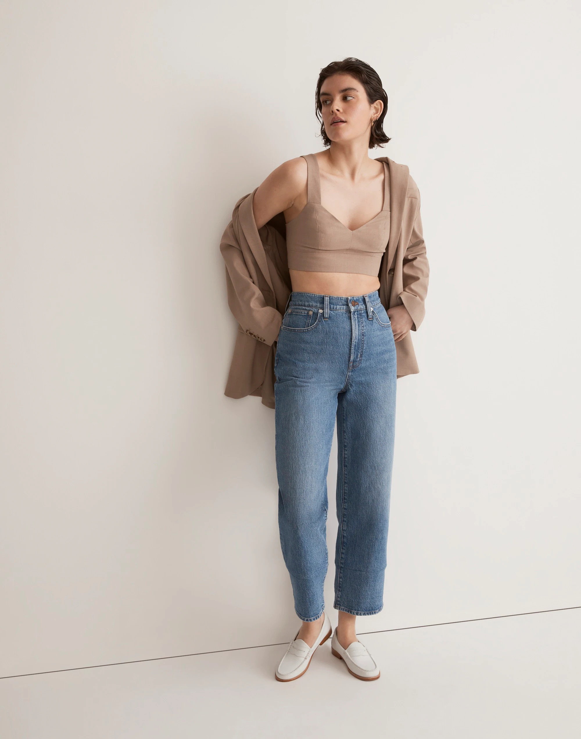 The Petite Perfect Vintage Wide-Leg Crop Jean | Madewell