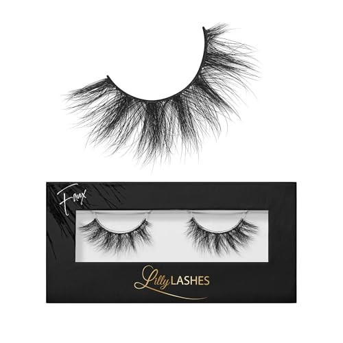 Lilly Lashes 3D Milan Faux Mink Strip Lashes, False Eyelashes Dramatic Look, Reusable False Lashes, Fake Lashes Pack, Lash Strips with Luxury Silk Like Fibers, No Lash Glue Included | Amazon (US)