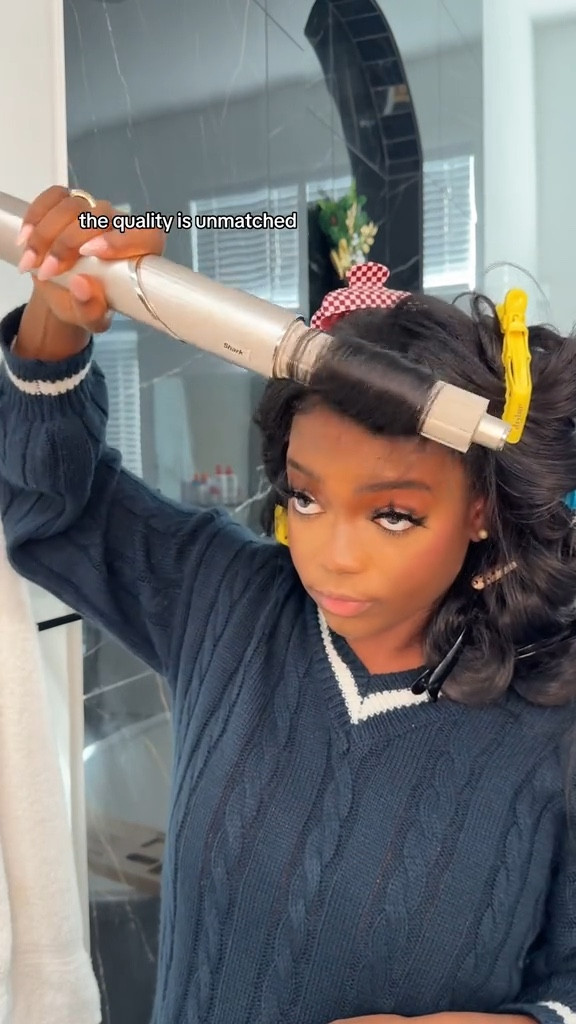 Soft, bouncy curls in minutes ✨ My go-to air wrap routine for when I want that effortless, salon-worthy look at home. Linked my favorite styling must-haves  💕 #hairtutorial #ltkbeauty


#LTKBeauty #LTKFindsUnder50 #LTKStyleTip