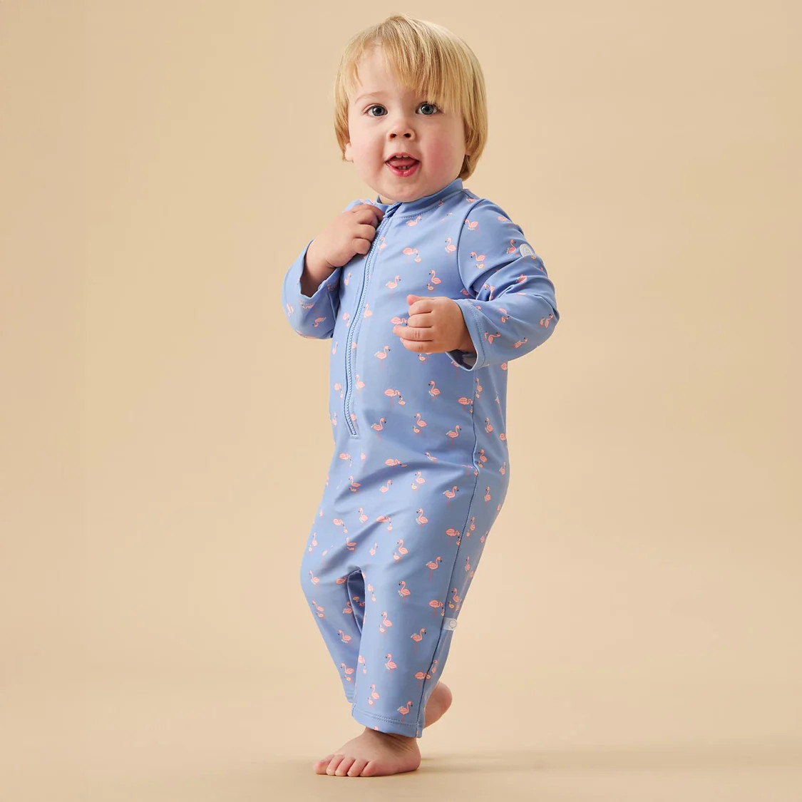 Flamingo One-Piece Rashguard | Baby Mori (US)