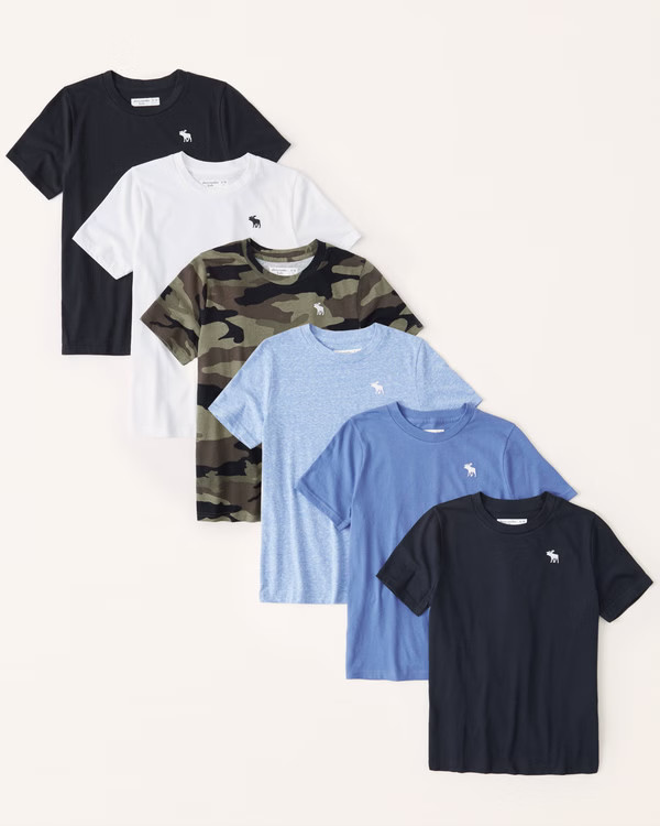 6-pack icon crew tee | Abercrombie & Fitch (US)