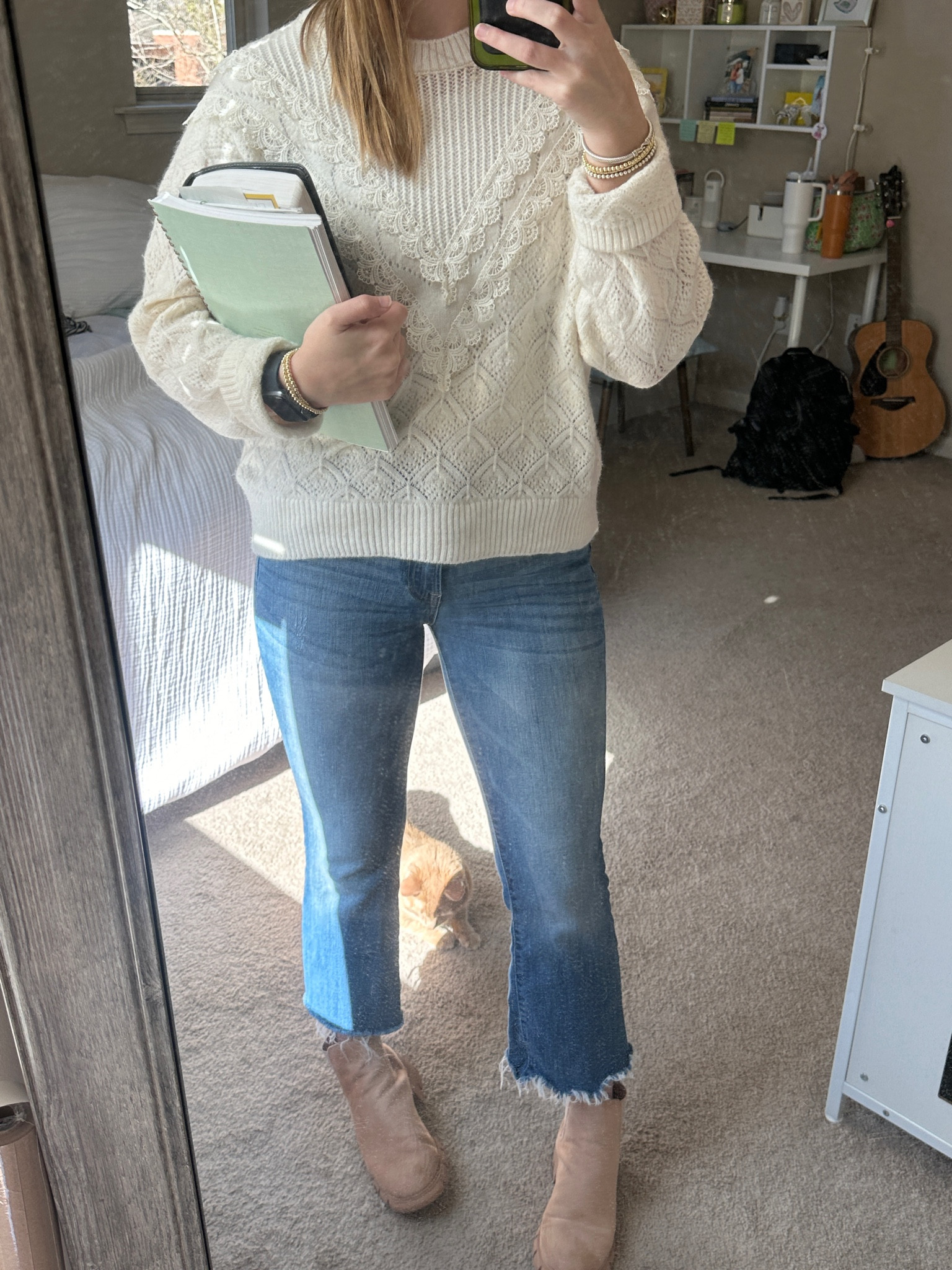 anthro sweater !!! love so much !!! church fit ⛪️💖

#LTKU #LTKstyletip #LTKSeasonal