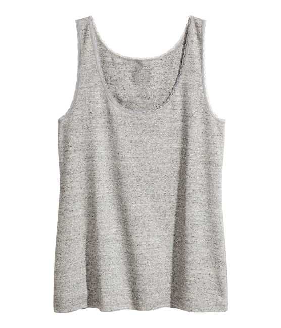 Lace-trimmed Tank Top | H&M (US)
