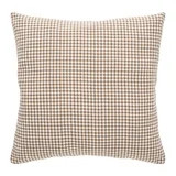 Mainstays 18 in x 18 in Brown Houndstooth Woven Decorative Pillow | Walmart (US)