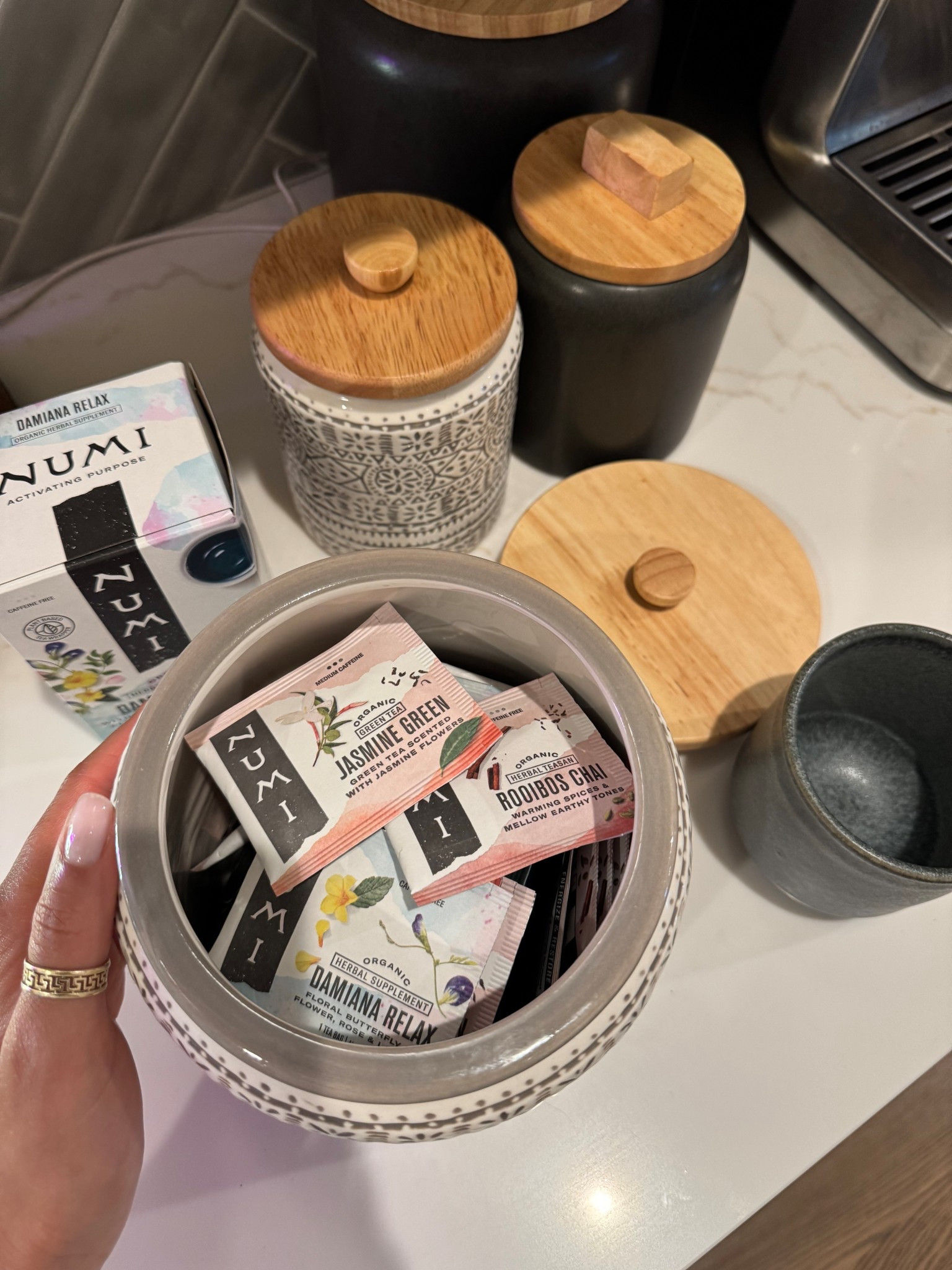 Herbal tea is one of my favorite hydration hacks 💧Plain herbal and green tea counts toward your daily water intake! These plastic-free + organic teas are tagged below 👏🏽

#LTKHome #LTKFamily